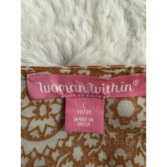 Women Within Kimono Cardigan Rayon Gold Boho Hippie Open 1x EUC Lightweight 20 - Picture 4 of 7